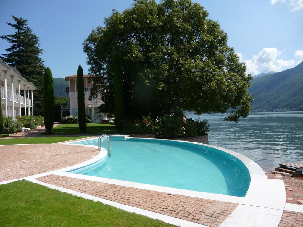 Residence Ville Lago Lugano Porto Ceresio Exteriér fotografie