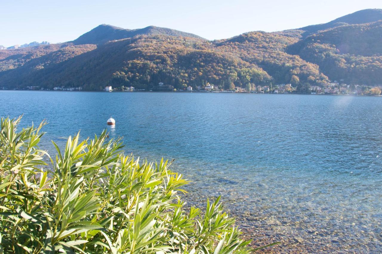 Residence Ville Lago Lugano Porto Ceresio Exteriér fotografie