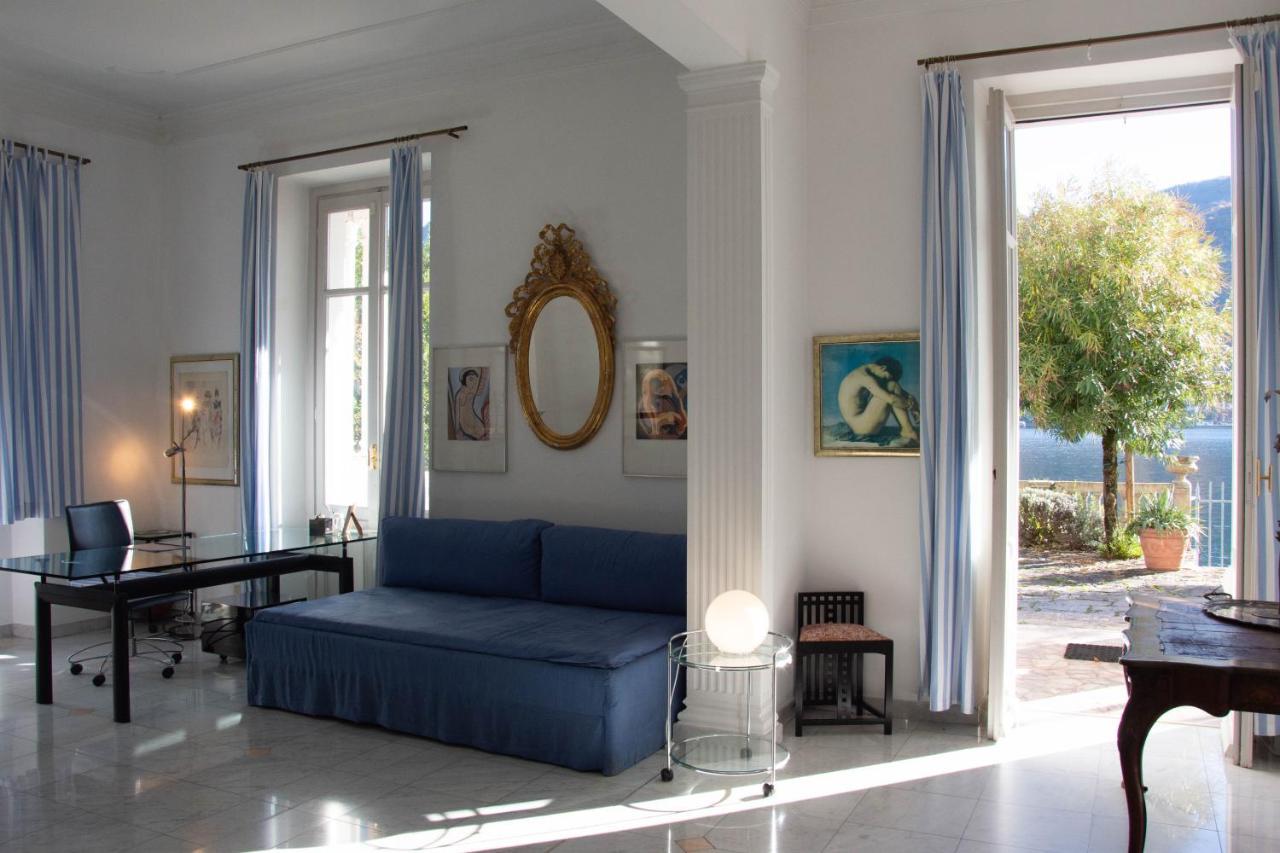 Residence Ville Lago Lugano Porto Ceresio Exteriér fotografie
